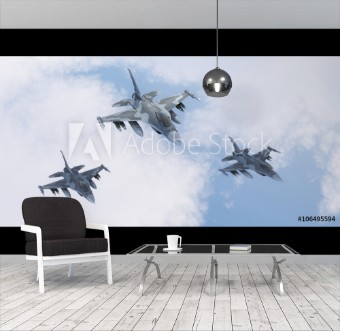 Picture of Fighter jet  3d render